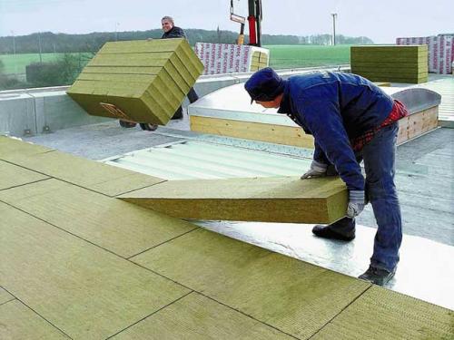 Утеплитель для скатной или плоской кровли. Нюансы теплоизоляции плоской крыши 02