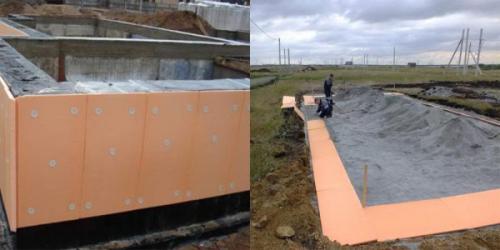 Как правильно распределить пеноплекс на поверхности фундамента. Варианты утепления пеноплексом