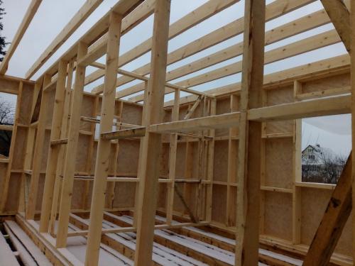 Как правильно строить стены дома с мансардой. Каркасный дом 6*9 возводим мансардный этаж