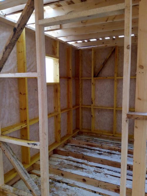 Как правильно строить стены дома с мансардой. Каркасный дом 6*9 возводим мансардный этаж