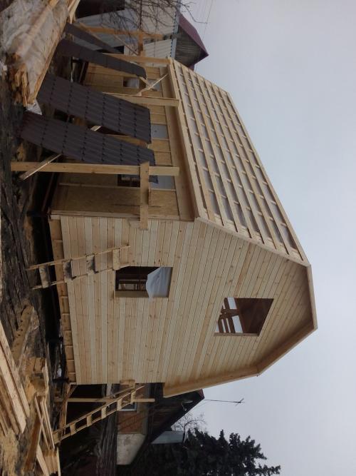 Как правильно строить стены дома с мансардой. Каркасный дом 6*9 возводим мансардный этаж