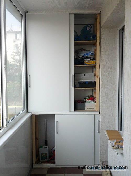 Как собственноручно изготовить шкаф на балкон или лоджию. Пошаговая инструкция, как изготовить простой шкаф на балкон (12 фото)