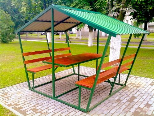 Как составить схему и чертеж беседки из профильной трубы. Самодельная беседка из профильной трубы — пошаговая инструкция, чертежи, схемы