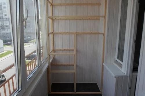 Шкаф из вагонки на балконе своими руками. Сборка каркаса для шкафа из вагонки