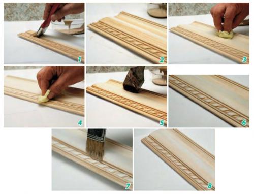 Можно ли покрыть потолочный плинтус из полиуретана лаком или глянером. Виды потолочных плинтусов