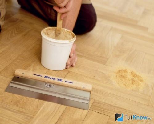 Пошаговая реставрация паркета своими руками. Технология ремонта потускневшего покрытия 02