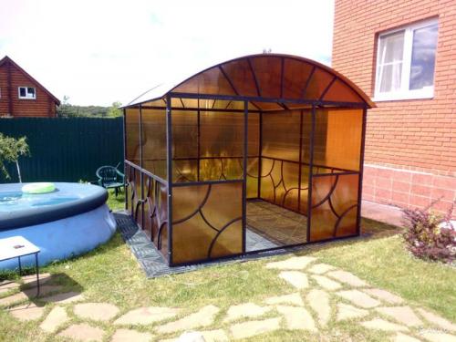 Чертежи беседок из дерева с размерами. Строительство беседки для дачи своими руками: чертежи, размеры, инструкции