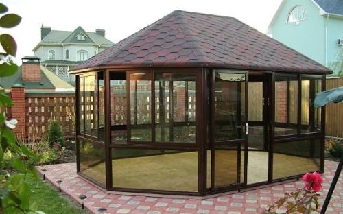 Какие материалы можно использовать для строительства беседки закрытого типа. Конструкции закрытых беседок