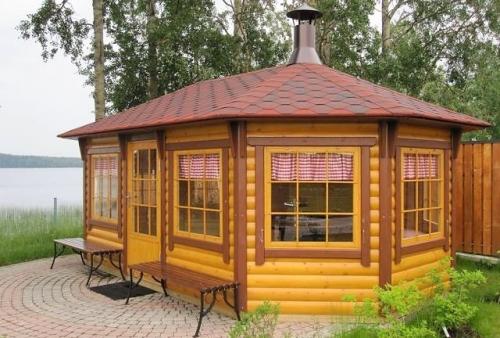 Какие материалы можно использовать для строительства беседки закрытого типа. Конструкции закрытых беседок