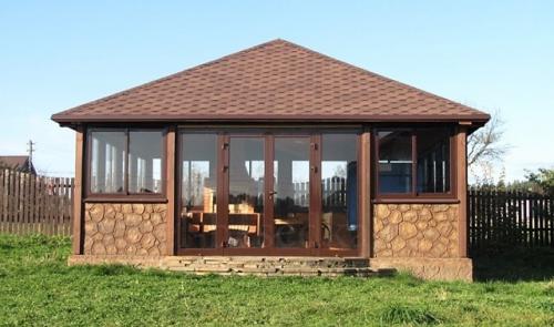 Какие материалы можно использовать для строительства беседки закрытого типа. Конструкции закрытых беседок