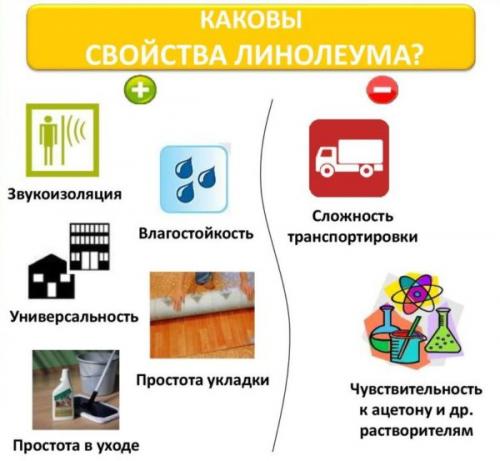 Какие Виды напольных покрытий наиболее легкие в уходе. № 8 — Линолеум