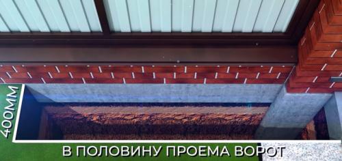 Как установить откатные ворота. Подготовка проема под откатные ворота 15 Как установить откатные ворота. Подготовка проема под откатные ворота 15