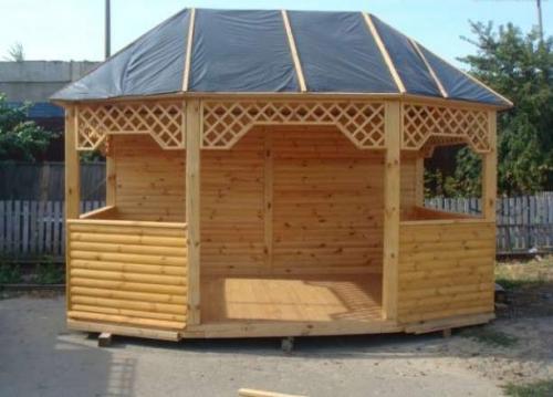 Как выбрать материал для стен беседки. Распространенные материалы для обшивки