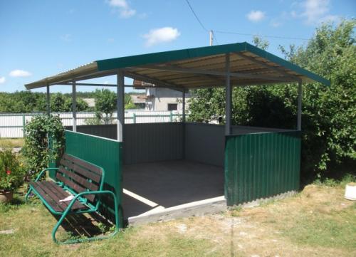 Как выбрать материал для стен беседки. Распространенные материалы для обшивки