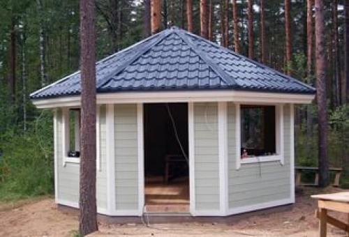 Как выбрать материал для стен беседки. Распространенные материалы для обшивки