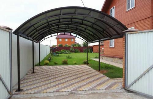 Как сделать навес из поликарбоната своими руками: простой способ 08