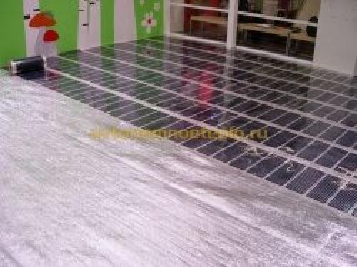 Подложка под теплый пол инфракрасный. Какую подложку стелить под пленочный теплый пол