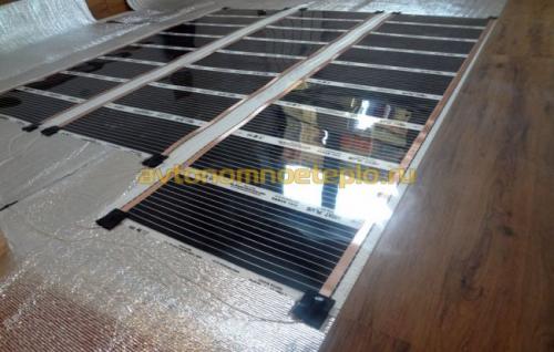 Подложка под теплый пол инфракрасный. Какую подложку стелить под пленочный теплый пол