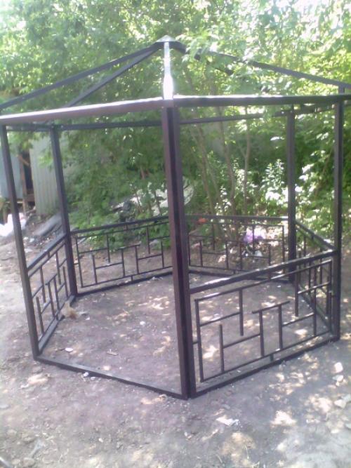 Как создать фундамент для беседки из профильной трубы. Особенности конструкции