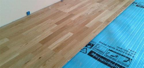 Какую подложку выбрать под ламинат на теплый пол. Подложка под ламинат зачем нужна