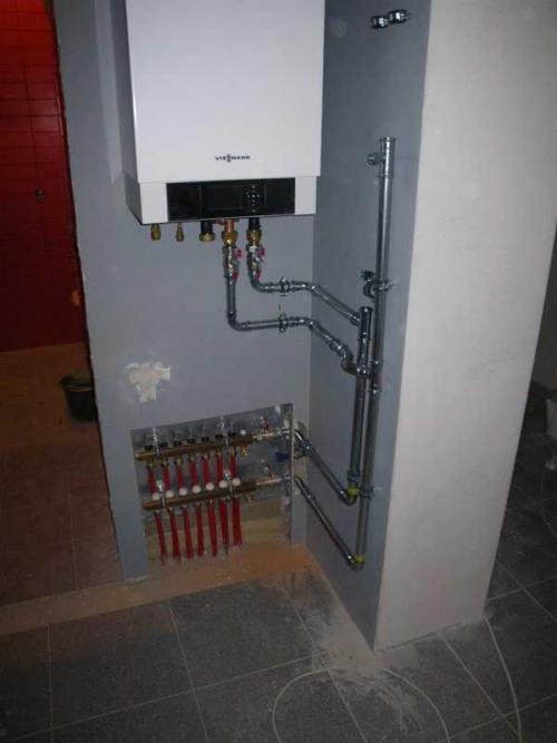 Как правильно подключить тёплый водяной пол к котлу. Как подключить котёл к напольной магистрали? 02 Как правильно подключить тёплый водяной пол к котлу. Как подключить котёл к напольной магистрали? 02