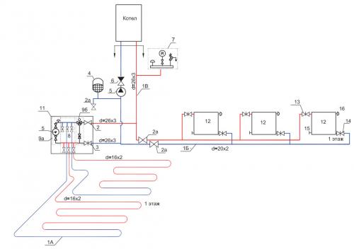 Теплый пол в частном доме своими руками. Подготовительный этап 06 Теплый пол в частном доме своими руками. Подготовительный этап 06