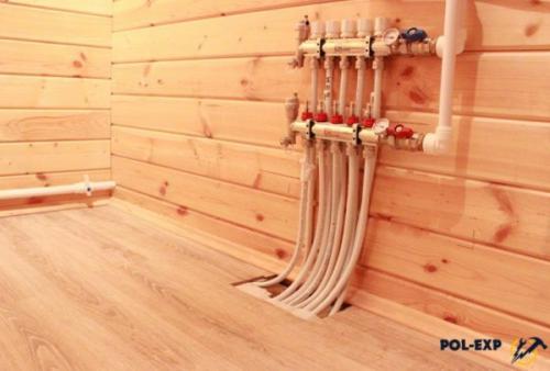 Материалы для теплого пола. Отделка водяного пола деревянным покрытием