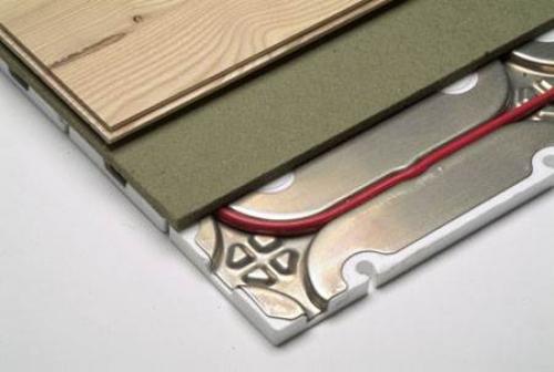 Теплый пол на доски. Электрические маты