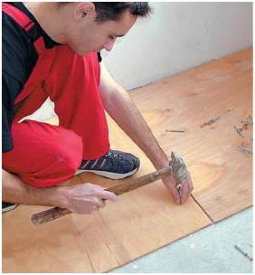 Теплый пол на доски. Электрические маты