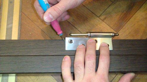 Петли на межкомнатные двери расстояние. Разметка