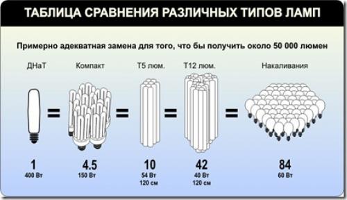 Как рассчитать расход электроэнергии на светодиодное освещение теплицы. Расчет освещенности для растений