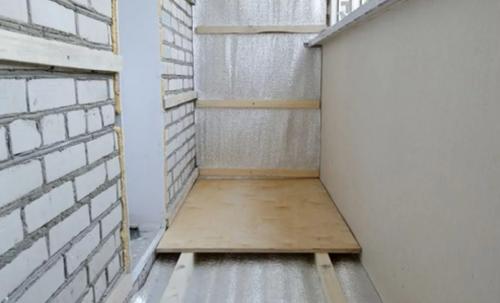 Как сделать пол на балконе в новостройке. Как сделать пол на балконе своими руками