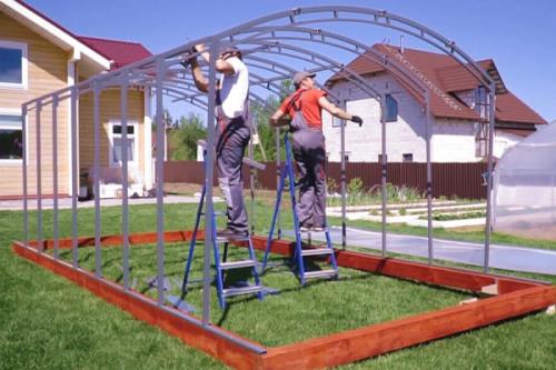 Проектирование и установка теплицы ЗАВОД теплиц РУ в Солнечногорске 09