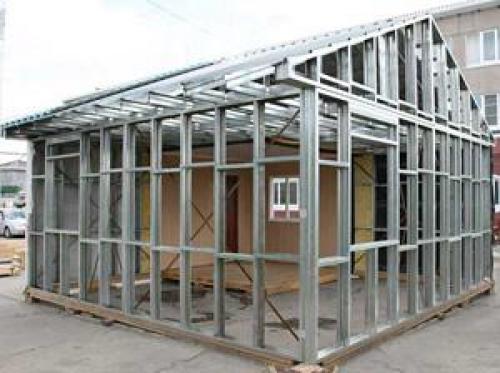 Расчет каркаса из профильной трубы. Конструкция металлокаркасного дома