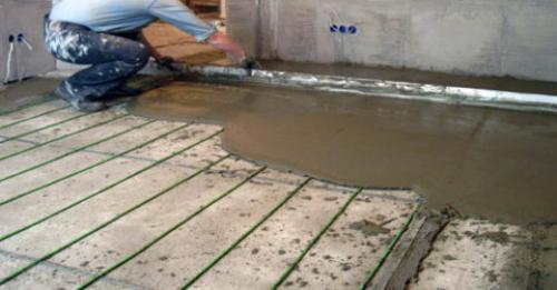 Можно ли заливать теплый пол бетоном с щебнем. Бетонное основание под теплый пол — подводные камни: как избежать ненужных трат