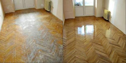 Идеи со старым паркетом. Что сделать со старым паркетом, чтобы он засиял лучше нового