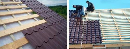 Монтаж и укладка металлочерепицы своими руками. Укладка металлочерепицы на крышу 05