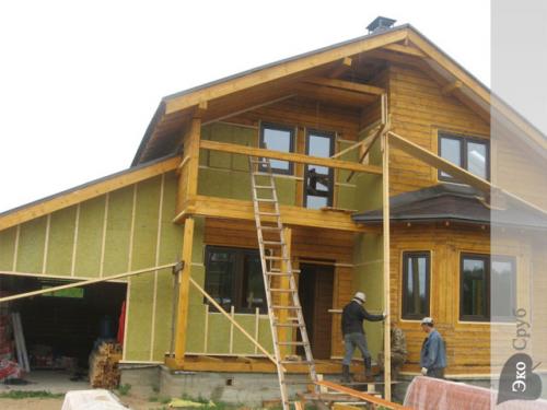 Утепление дома из бруса изнутри и снаружи: основные принципы и методы 04