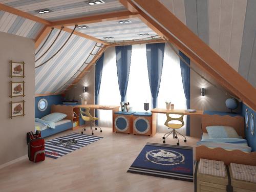 Как создать атмосферу уюта в кантри-мансарде