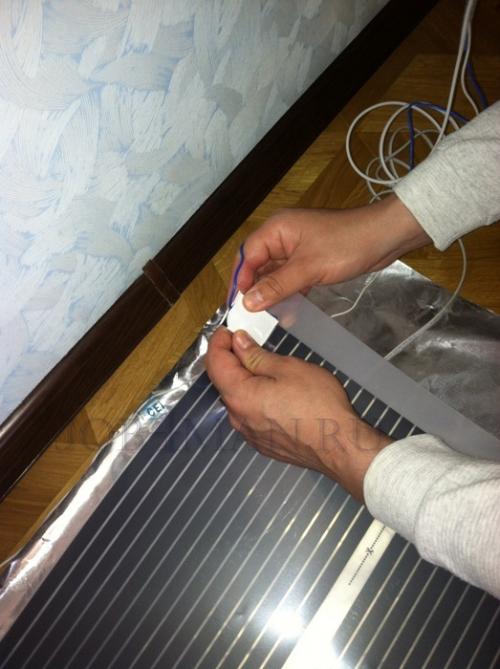 Монтаж теплого инфракрасного пола. Детали, о которых нужно узнать до монтажа теплого пола в доме 08 Монтаж теплого инфракрасного пола. Детали, о которых нужно узнать до монтажа теплого пола в доме 08