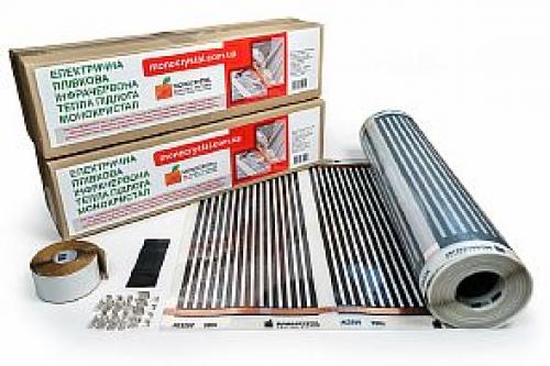 Монтаж инфракрасного теплого пола под ламинат