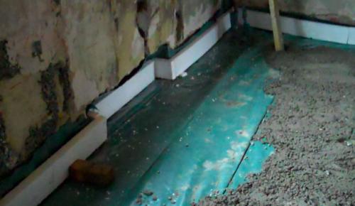 Стяжка пола в частном доме. Схема стяжки пола по грунту 02 Стяжка пола в частном доме. Схема стяжки пола по грунту 02