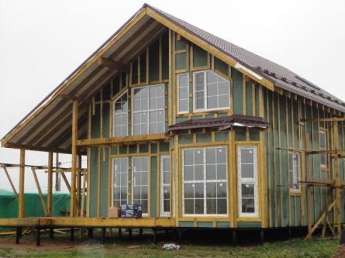 Как построить каркасный дачный домик своими руками: Часть 1 07