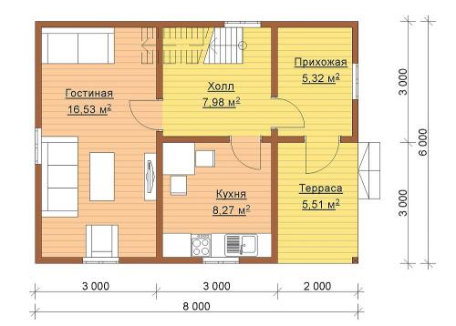 Как разработать проект каркасного дачного домика. План каркасного дома