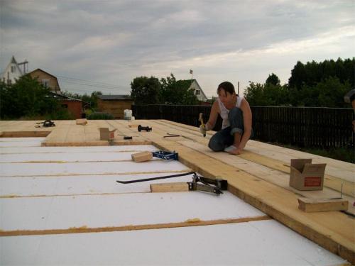 Бетонная стяжка в каркасном доме. Как сделать пол в каркасном доме своими руками: схема