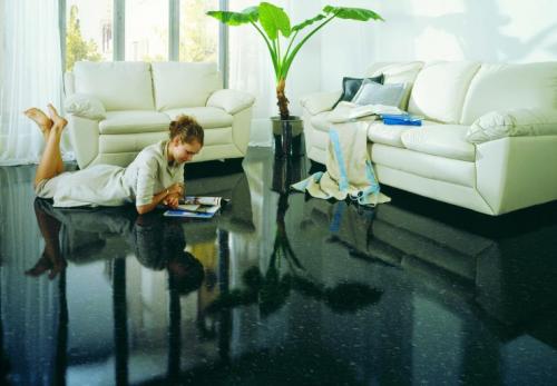 Устройство пола в частном доме. Наливное покрытие