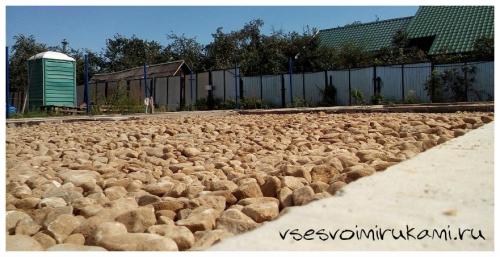 Песок для полов по грунту. Полы по грунту в частном доме своими руками. Част.  Подготовка. Песок и щебень.