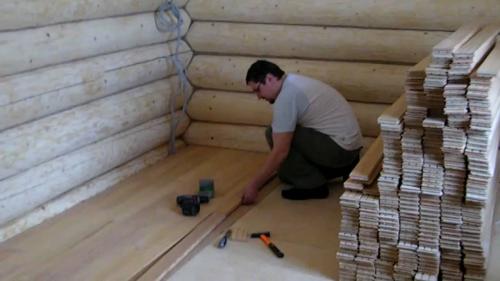 Как сделать пол в частном доме с нуля. Монтаж деревянных полов 06