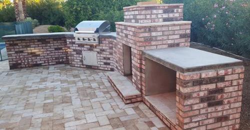 Схема дымохода печи барбекю. Различные печи барбекю из кирпича: проекты, фото, чертежи 02