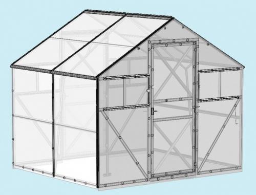 Двускатная теплица из профильной трубы своими руками. На что нужно обратить внимание при проектировании